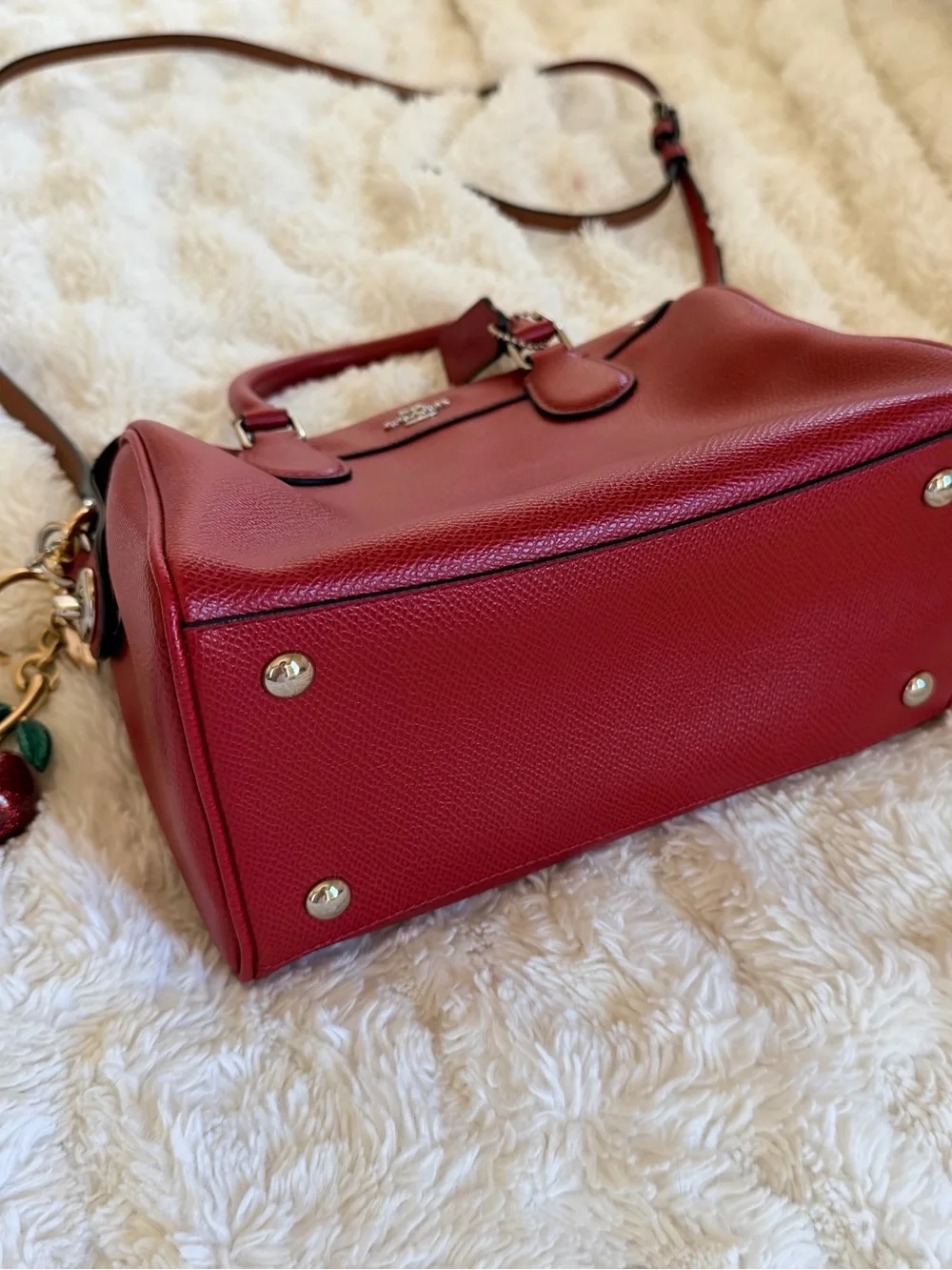 Coach x Peanuts Snoopy Red Leather Crossbody Bag | Limited Edition
